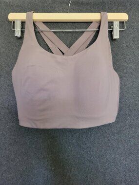 Lululemon Energy High Support Sport Bra 34DDD Lunar Rock Running Training